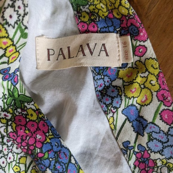 Palava Floral Faux-Wrap Dress - Size 12 - GUC - Picture 4 of 9